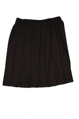Polyester Skirt With Box Pleats