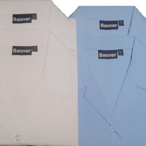 Long Sleeve Revere Collar Blouse - Twin Pack