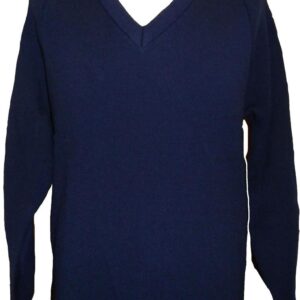 Plain V-neck Jumper