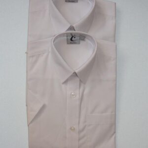 classic Collar Short Sleeve Blouse