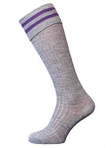 GREY/ PURPLE STRIPES