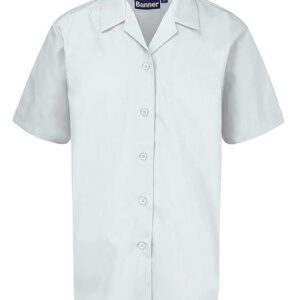 Revere collar s/s blouse Twin Pk